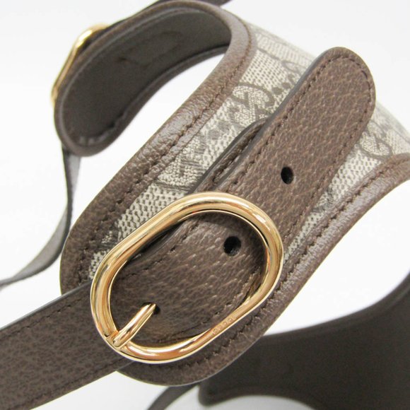 Gucci GG Supreme Harness 692964 Dog Harness PVC Leather Beige,Dark Brown - Picture 7 of 11